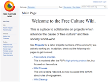 Tablet Screenshot of freeculture.org